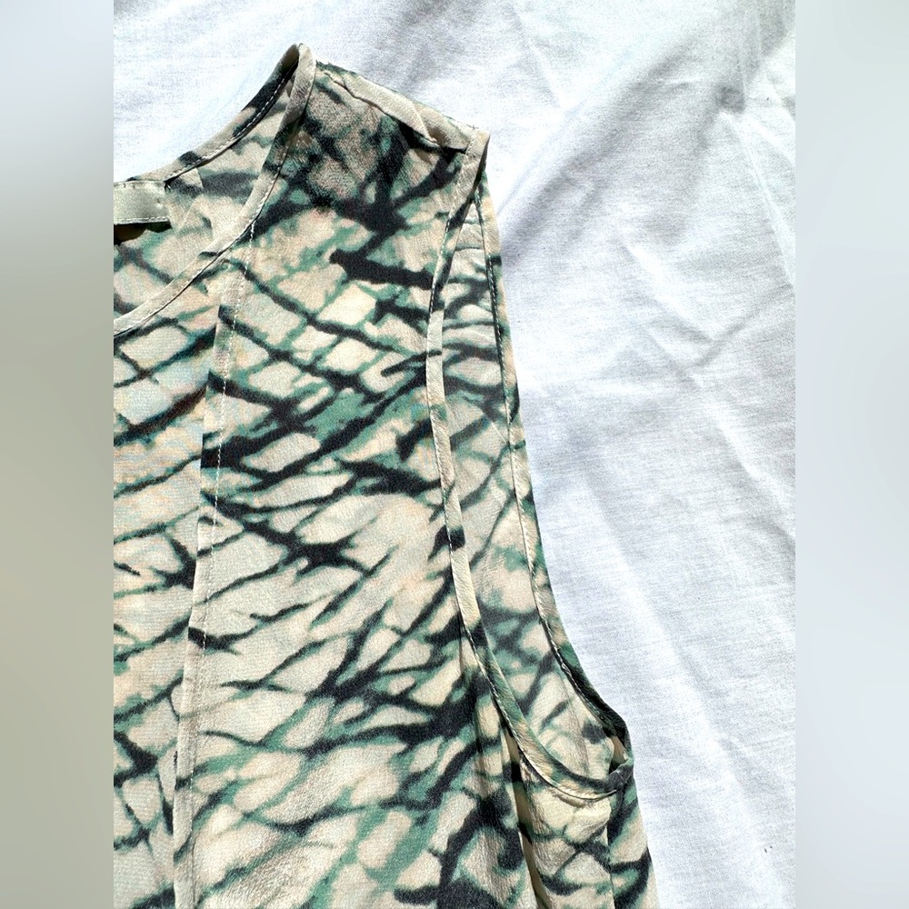 Jag sleeveless pure silk blouse size 10 - Picture 3 of 9